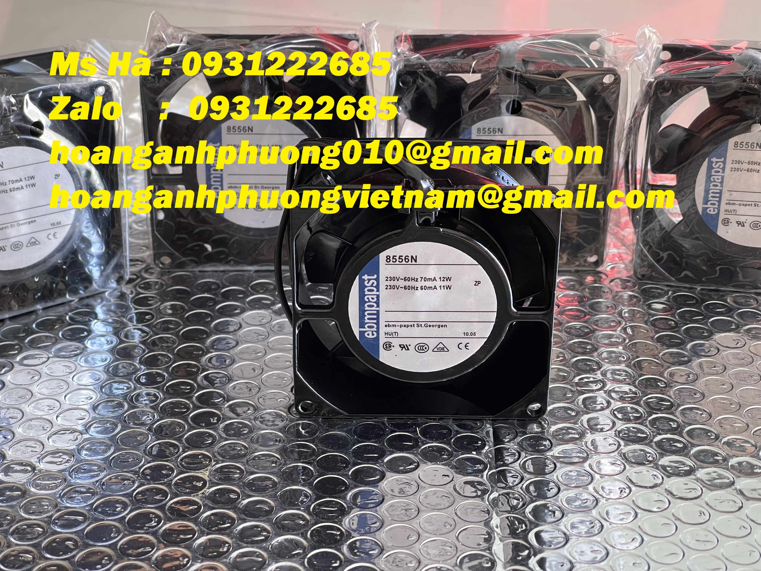Quạt tản nhiệt nhập khẩu giá tốt Ebmpapst 8556N - Bình Dương